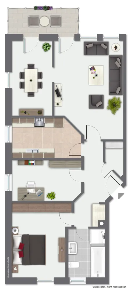 4 Zimmer Wohnung mit 85 m² in Paderborn – Bild 1