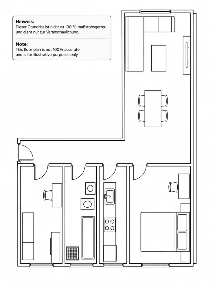 3 Zimmer Wohnung mit 54 m² in Frankfurt am Main – Bild 7