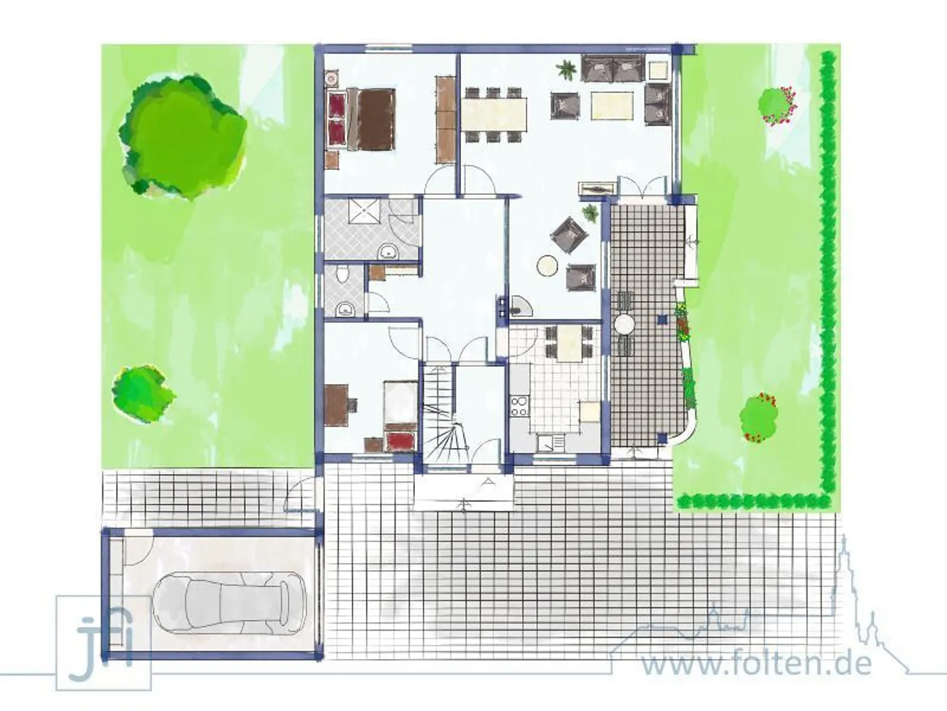 3 Zimmer Wohnung mit 87 m² in Leer – Bild 5
