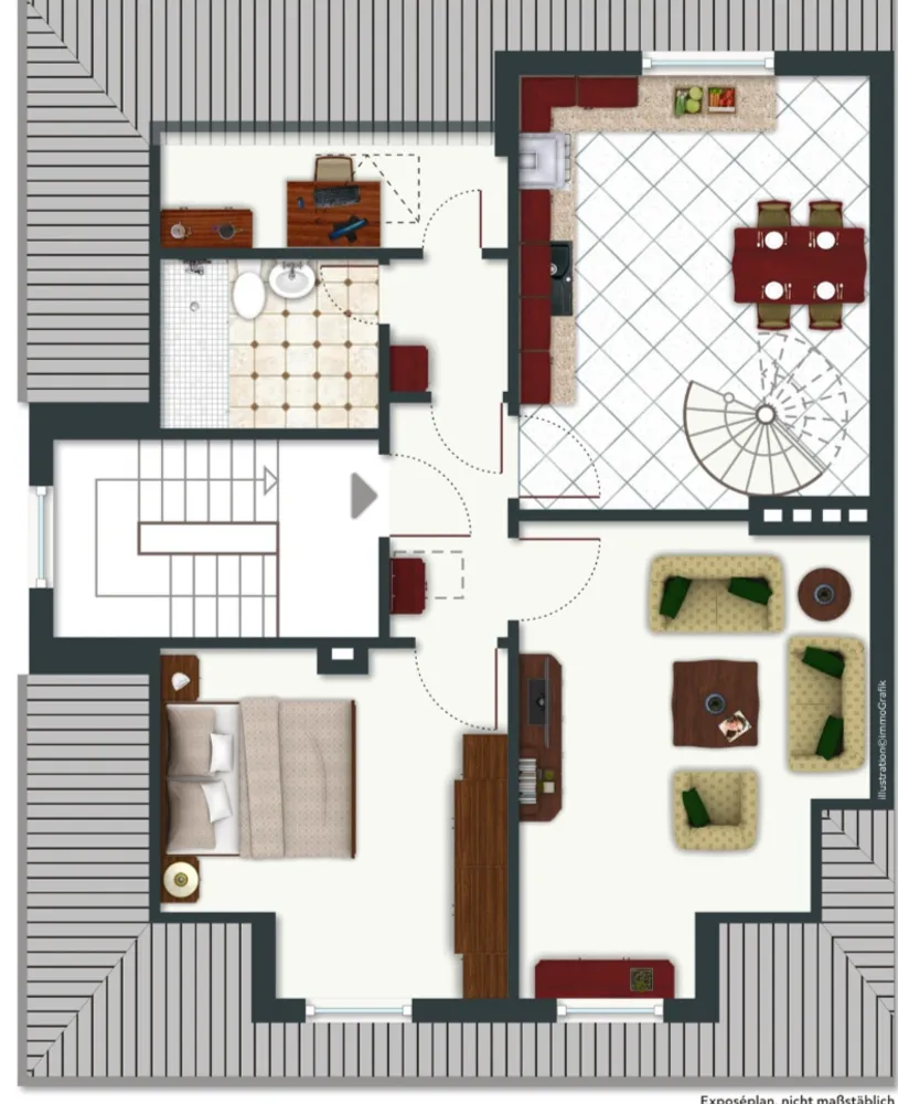3 Zimmer Wohnung mit 54 m² in Düsseldorf – Bild 8