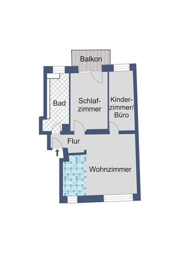 3 room apartment with 44 m² in Frankfurt am Main – Photo 10