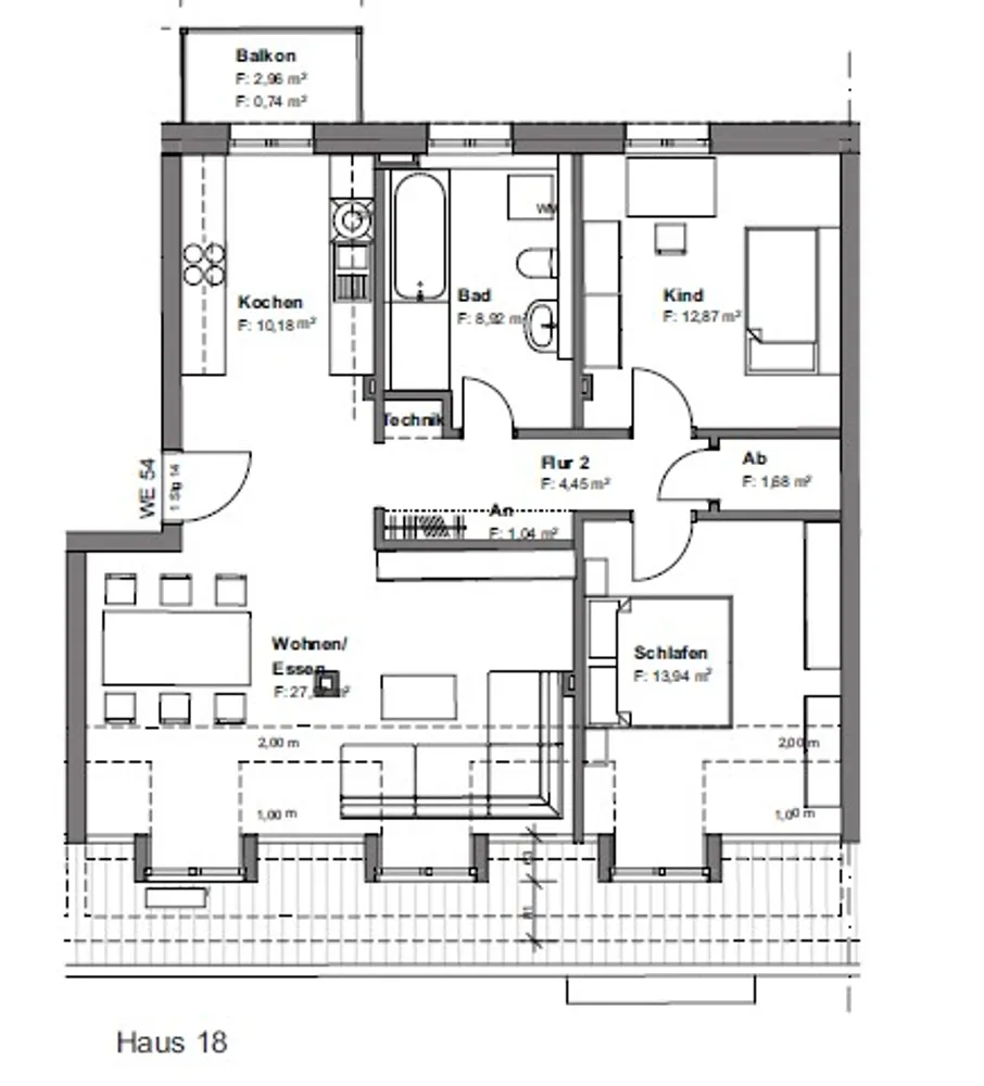 3 Zimmer Wohnung mit 79 m² in Nürnberg – Bild 2