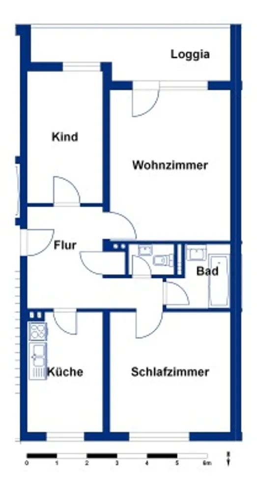3 Zimmer Wohnung mit 76 m² in Wolfsburg – Bild 4