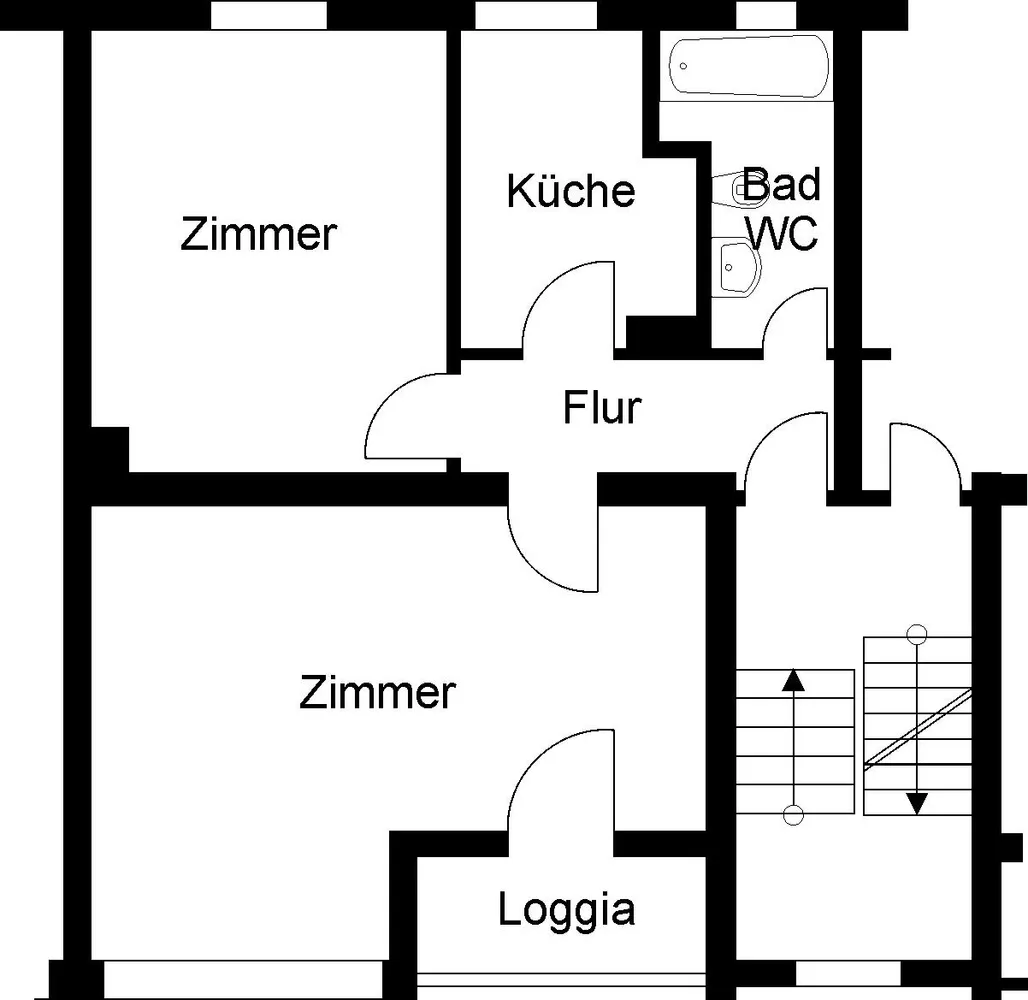 2 Zimmer Wohnung mit 54 m² in Braunschweig – Bild 3