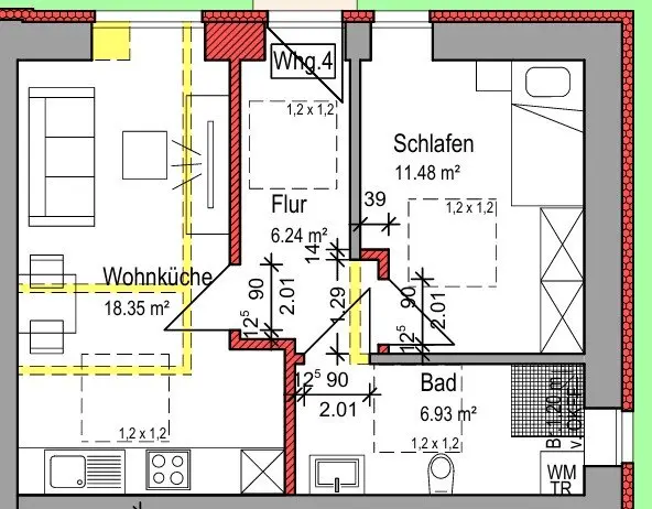 3 Zimmer Wohnung mit 68 m² in Bremen – Bild 10