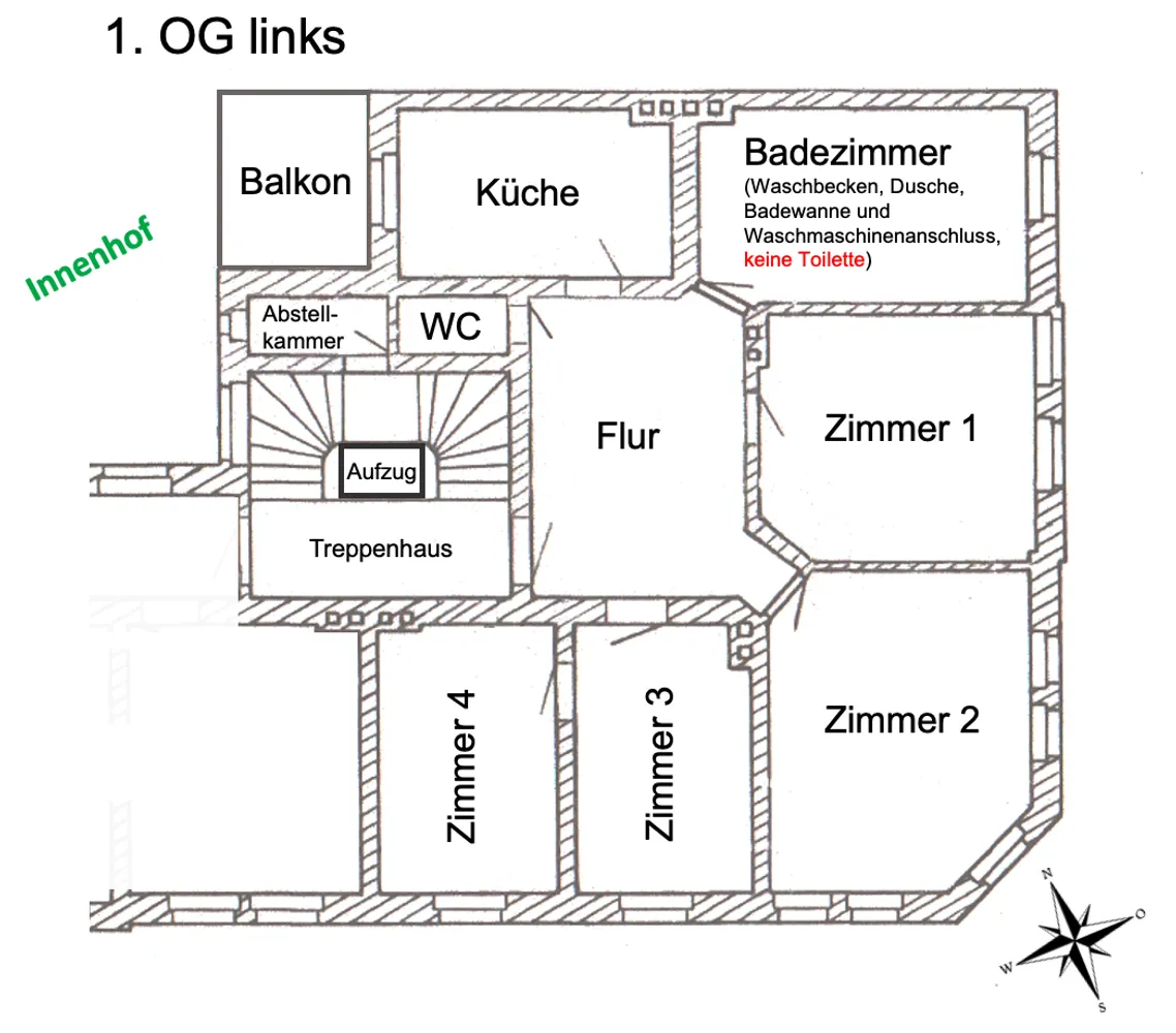 4 Zimmer Wohnung mit 103 m² in Hannover – Bild 1