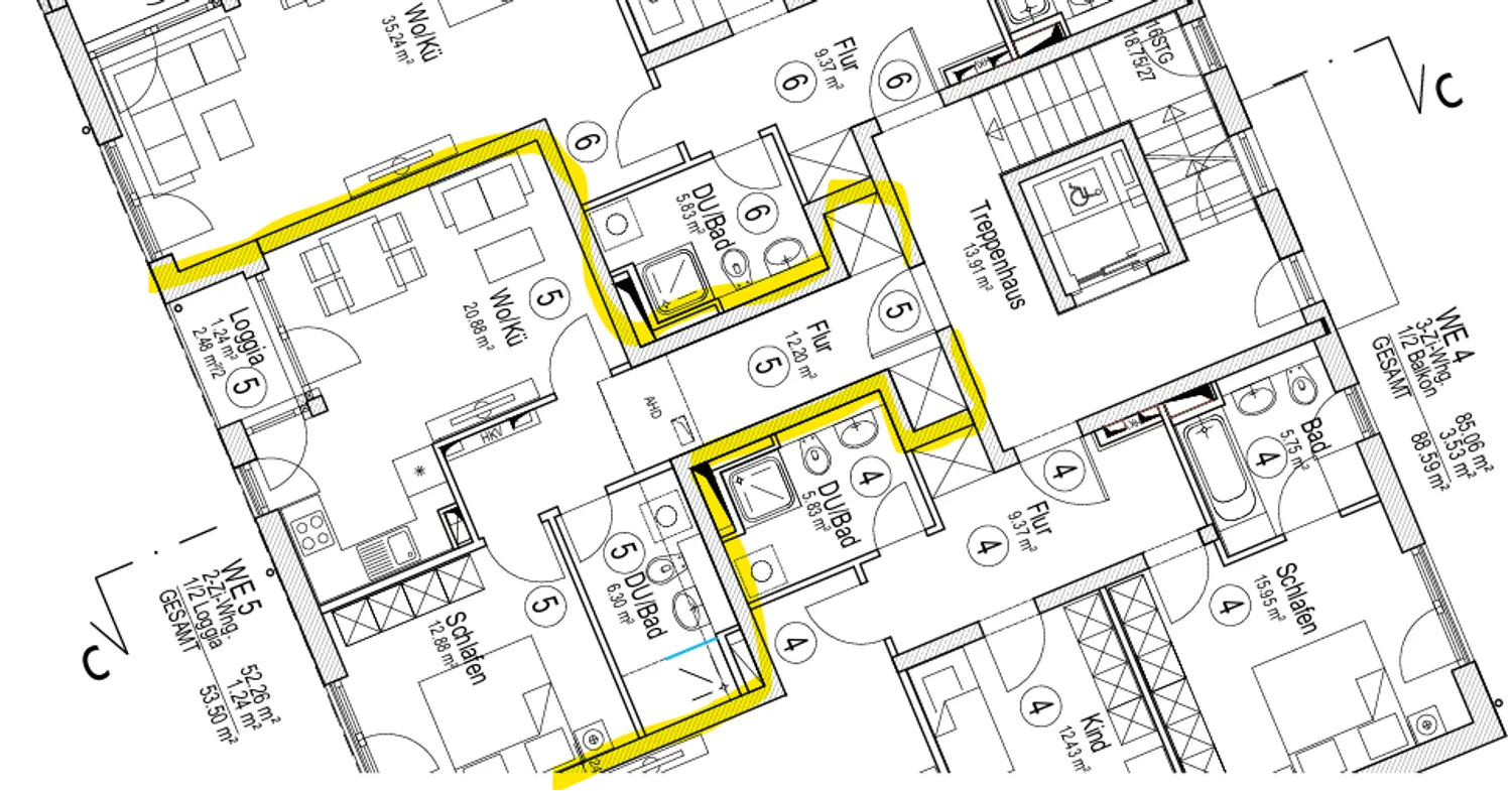 2 room apartment with 53 m² in Munich – Photo 5