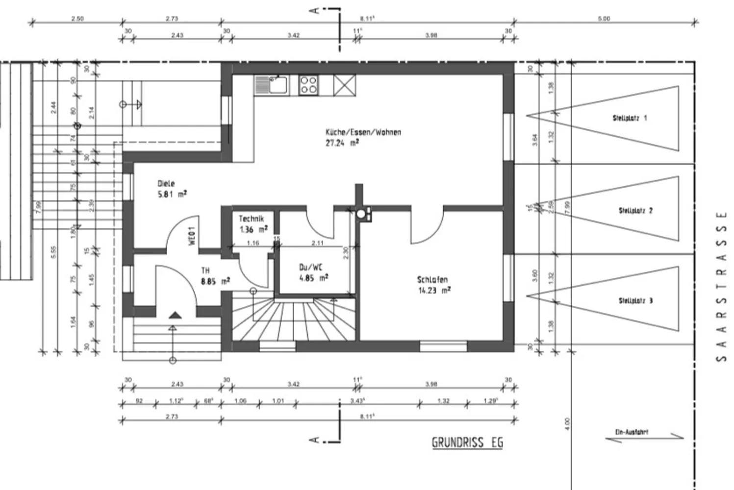 3 Zimmer Wohnung mit 55 m² in Bensheim – Bild 5