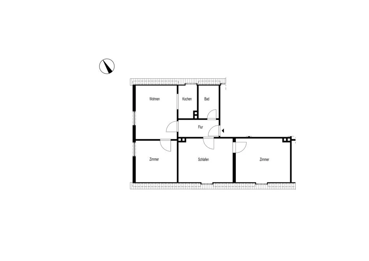 4 Zimmer Wohnung mit 59 m² in Lüdenscheid – Bild 2