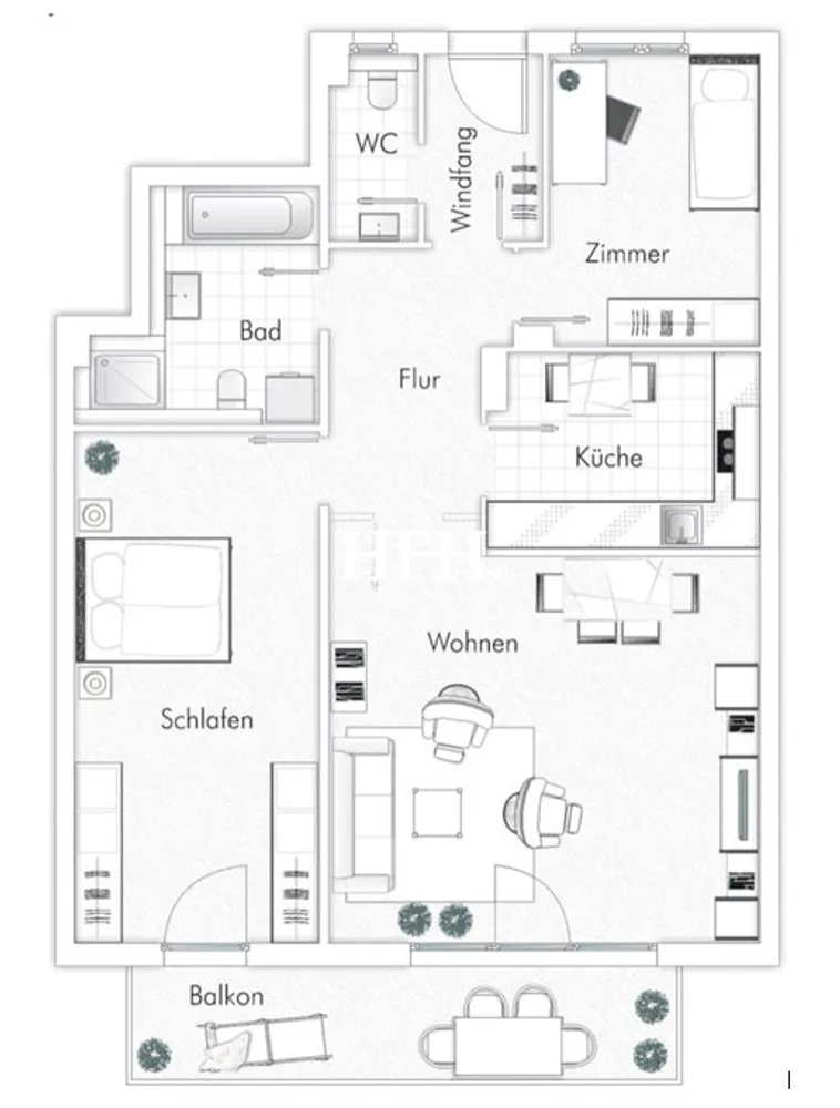 3 room apartment with 94 m² in Hamburg – Photo 3