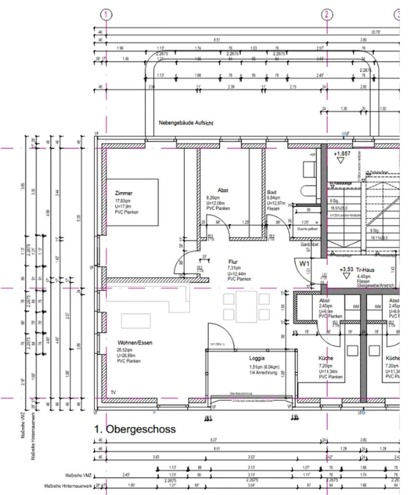2 Zimmer Wohnung mit 78 m² in Stade – Bild 1
