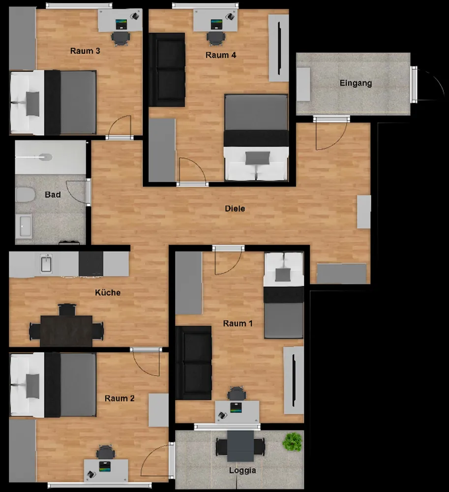 Shared room with 14 m² in Munich – Photo 2