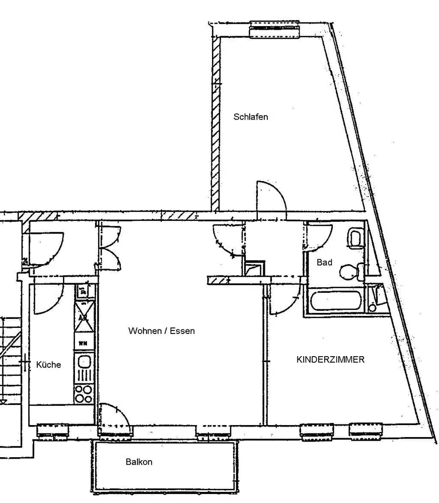 3 Zimmer Wohnung mit 82 m² in Halle (Saale) – Bild 1