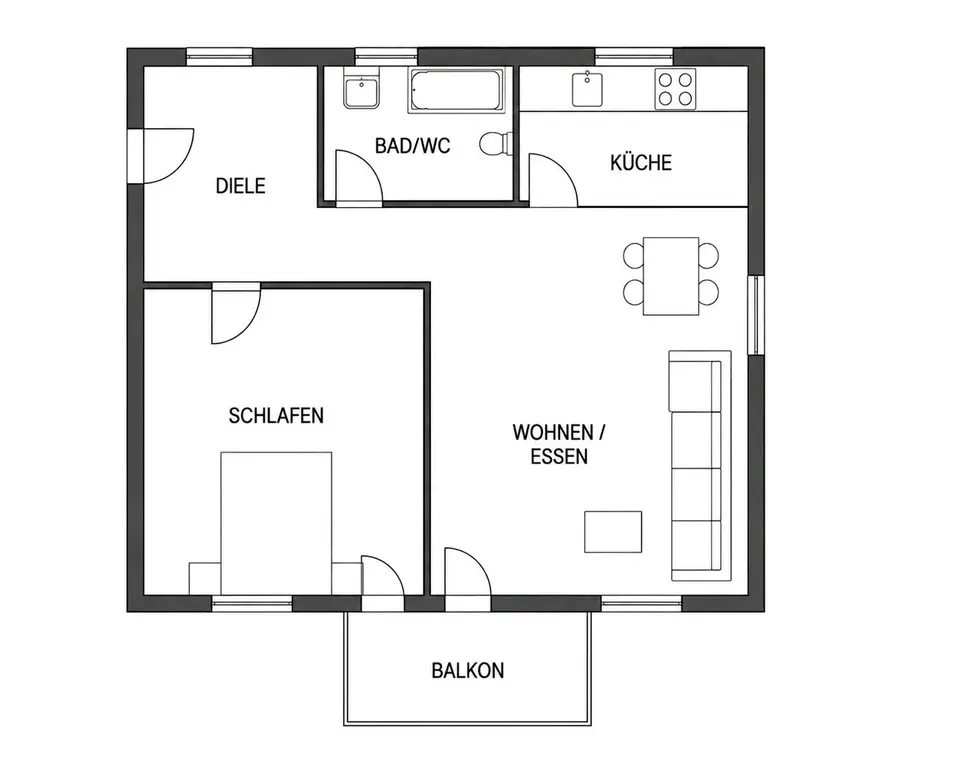 2 Zimmer Wohnung mit 43 m² in Herrenberg – Bild 7