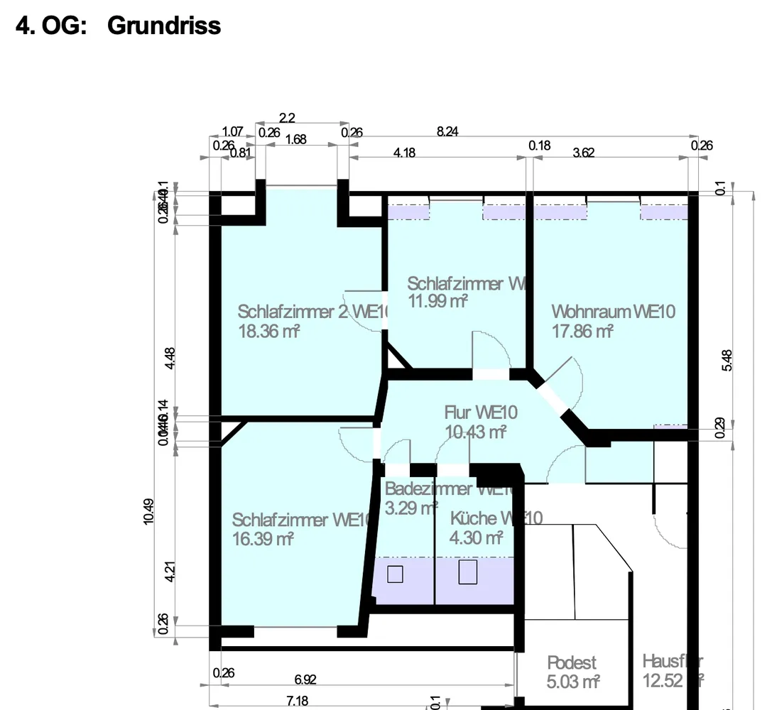 4 Zimmer Wohnung mit 83 m² in Frankfurt am Main – Bild 11