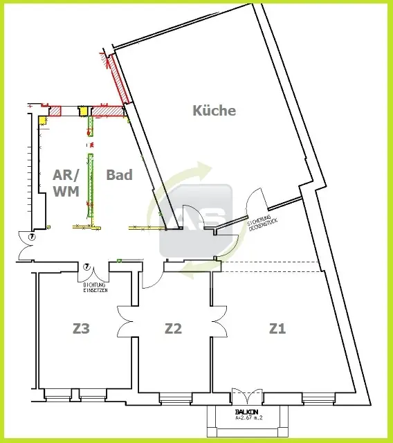 3 Zimmer Wohnung mit 151 m² in Zwickau – Bild 5