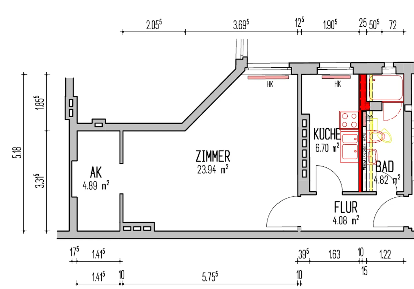 1 Zimmer Wohnung mit 44 m² in Berlin – Bild 10