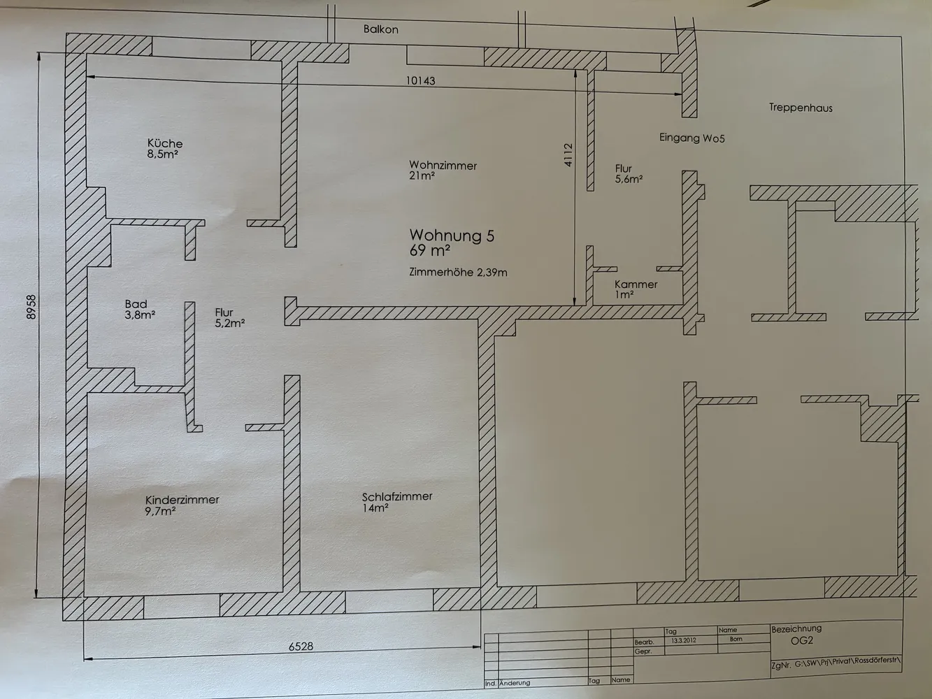 3 room apartment with 69 m² in Darmstadt – Photo 10
