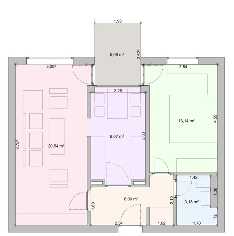 2 Zimmer Wohnung mit 60 m² in München – Bild 7