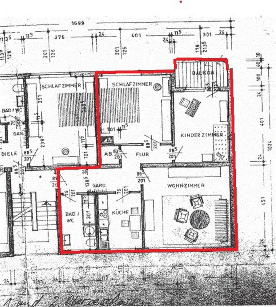 3 Zimmer Wohnung mit 73 m² in Duisburg – Bild 1