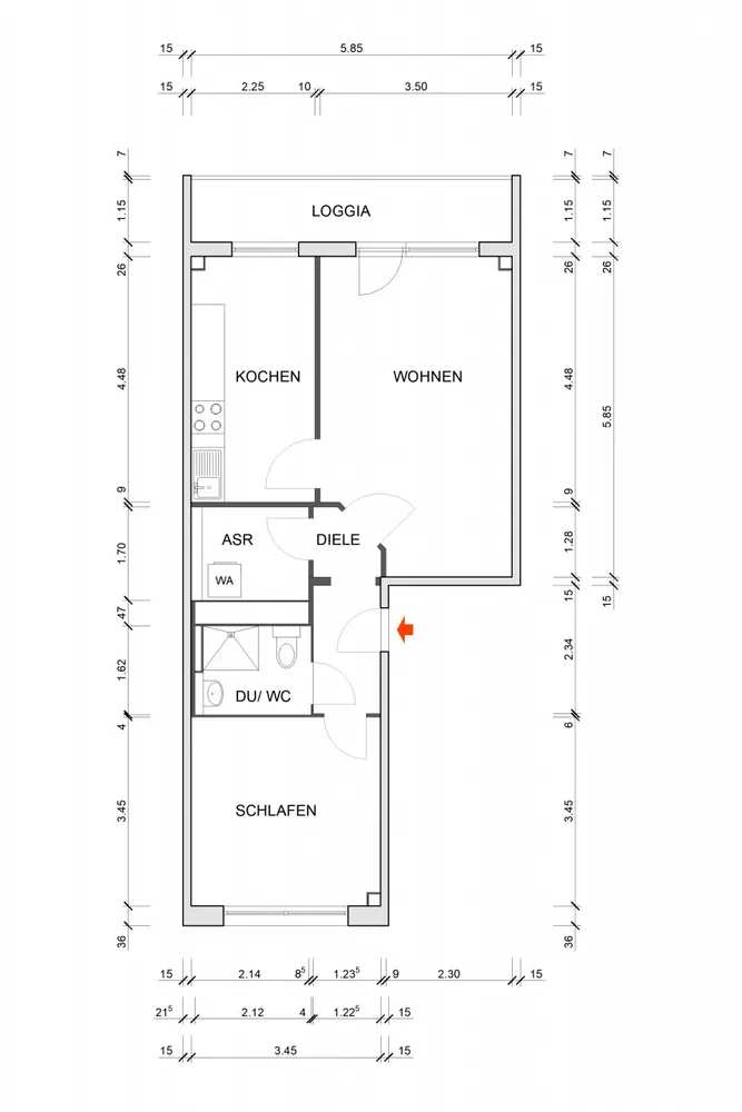 2 Zimmer Wohnung mit 56 m² in Chemnitz – Bild 6