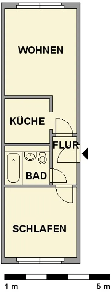 2 Zimmer Wohnung mit 39 m² in Chemnitz – Bild 6