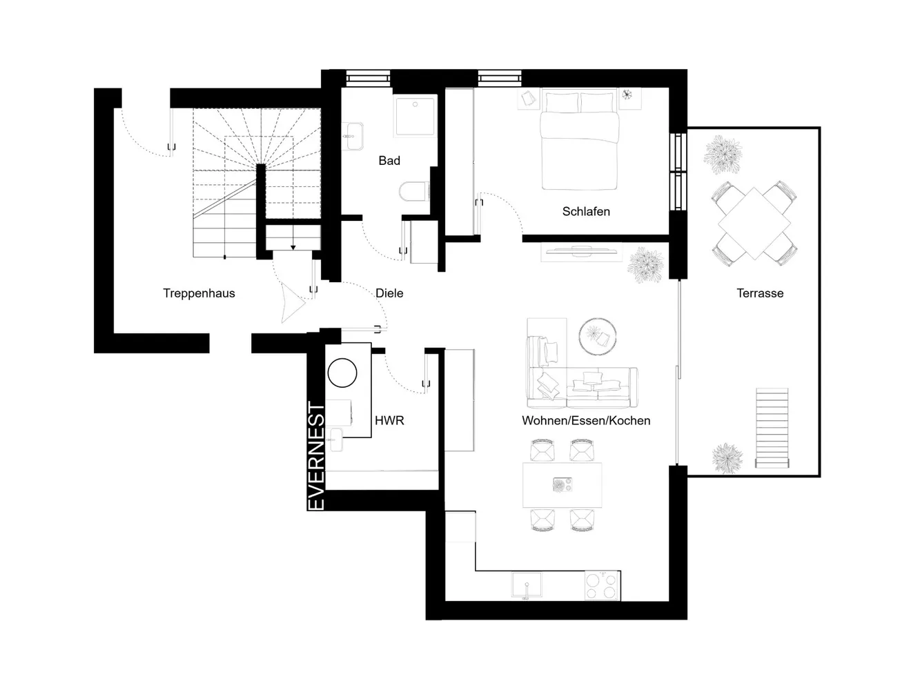 2 Zimmer Wohnung mit 68 m² in Bielefeld – Bild 4