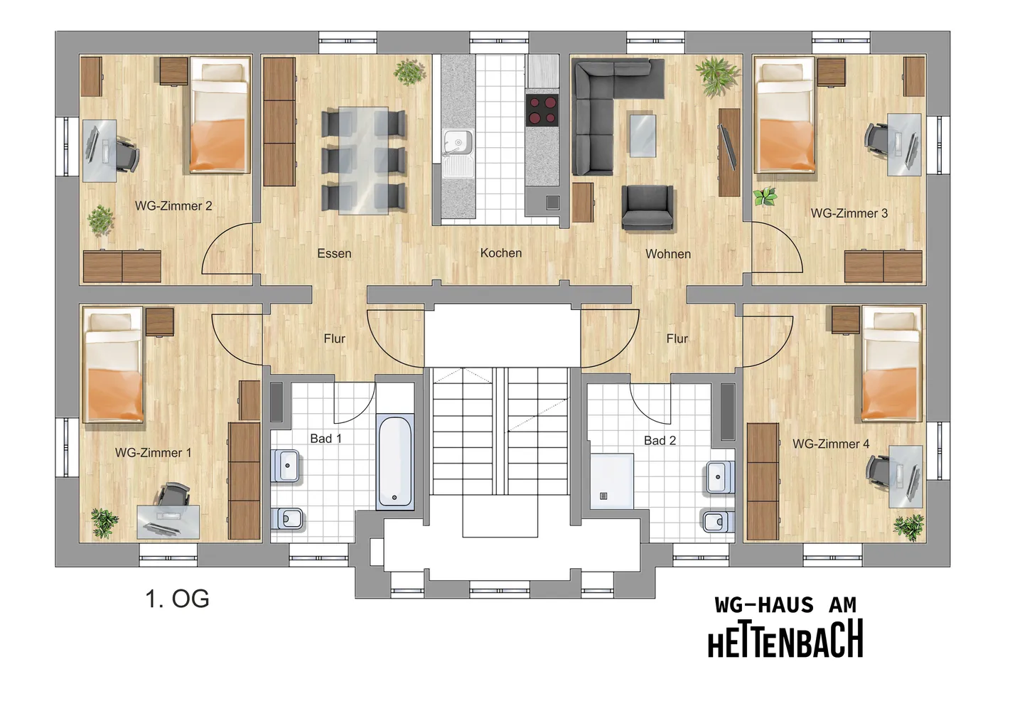 6 Zimmer Wohnung mit 103 m² in Augsburg – Bild 5