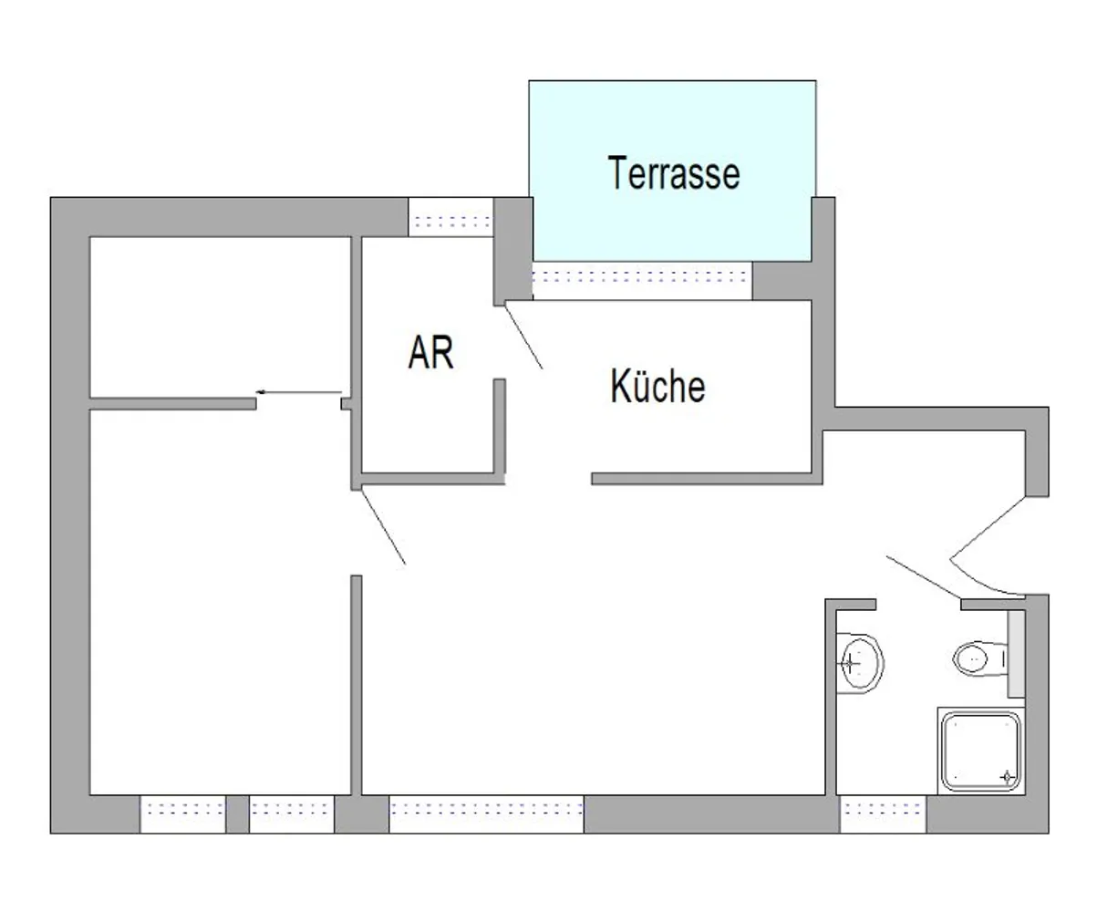 2 Zimmer Wohnung mit 47 m² in Osnabrück – Bild 2