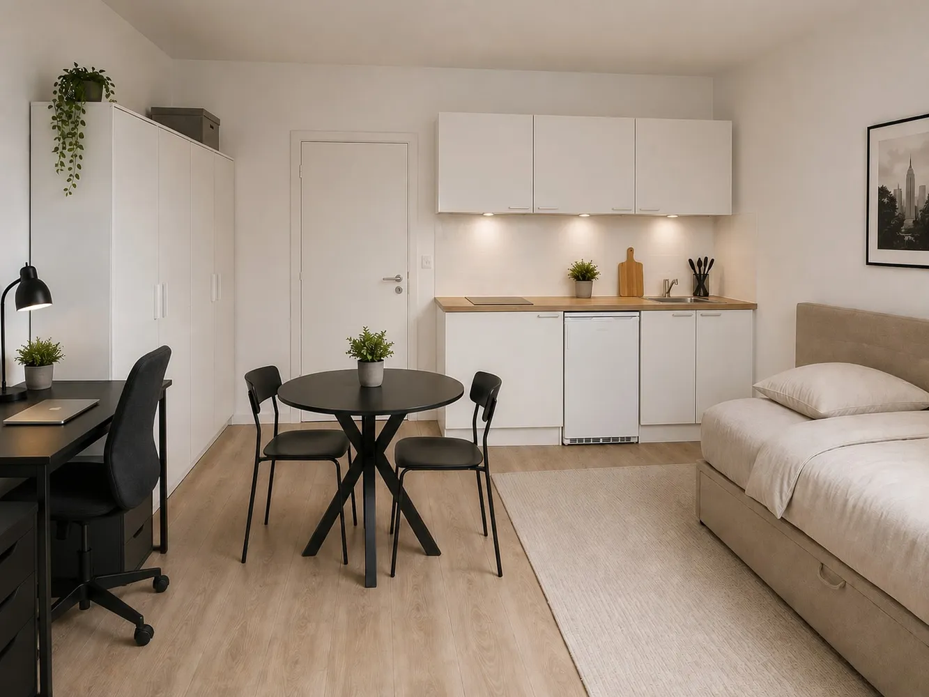 1 Zimmer Wohnung mit 18 m² in Weimar – Bild 1