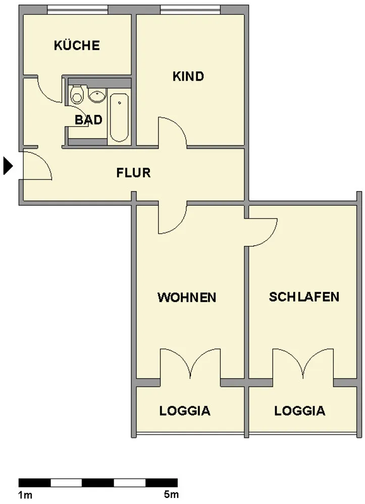 3 Zimmer Wohnung mit 78 m² in Chemnitz – Bild 2