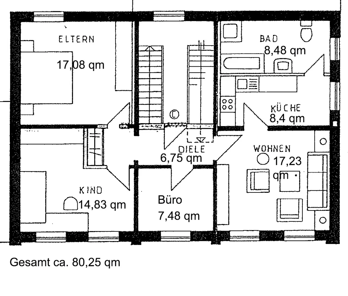 4 Zimmer Wohnung mit 80 m² in Krefeld – Bild 11