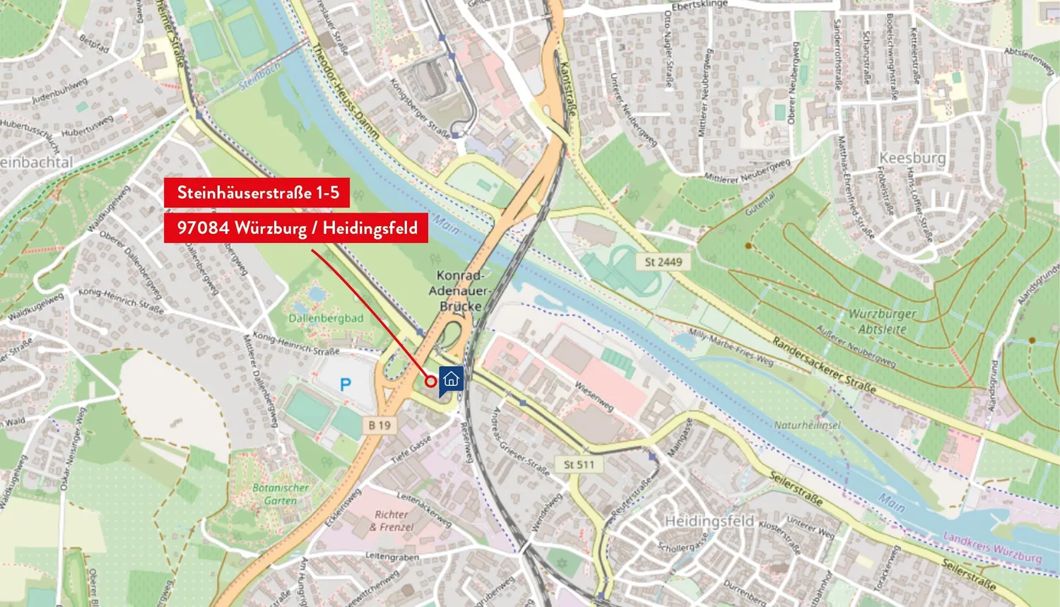 2 Zimmer Wohnung mit 70 m² in Würzburg – Bild 2