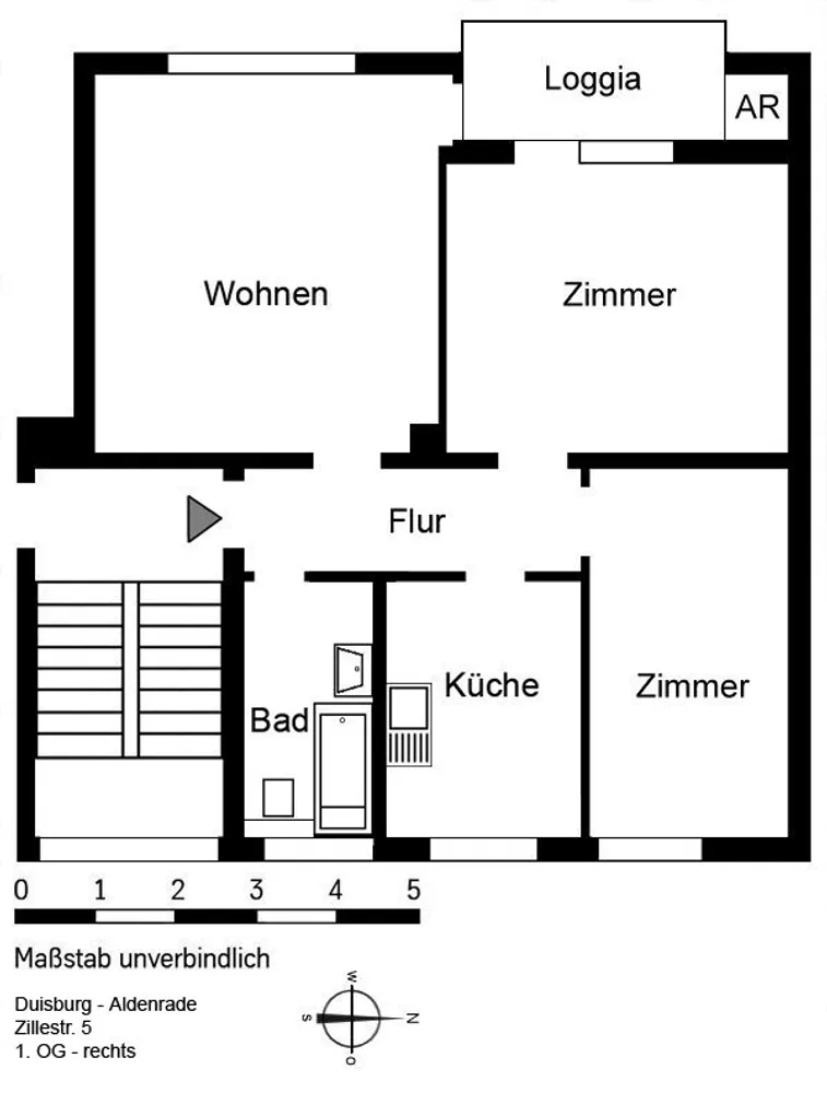 3 Zimmer Wohnung mit 67 m² in Duisburg – Bild 12