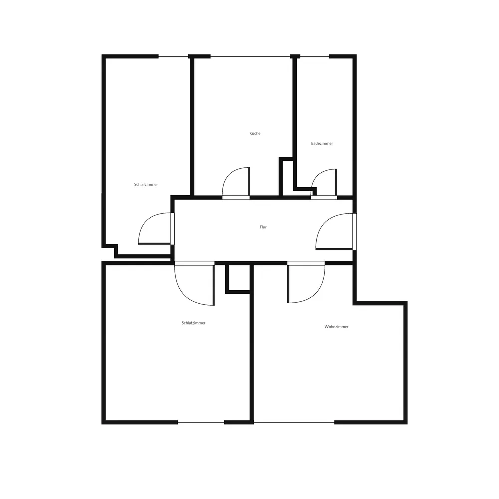 3 Zimmer Wohnung mit 41 m² in Braunschweig – Bild 2