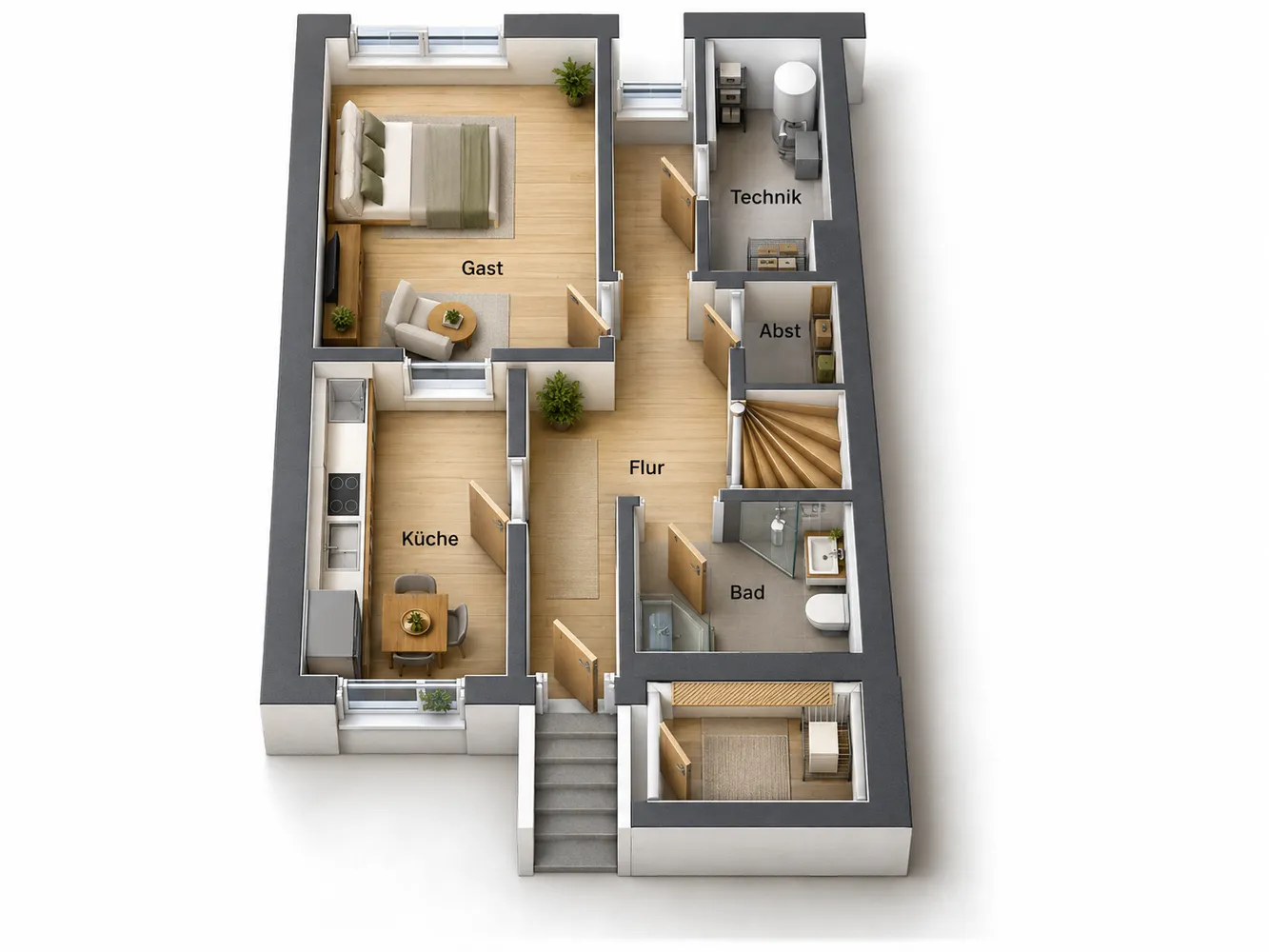 2 Zimmer Wohnung mit 41 m² in Bremen – Bild 1