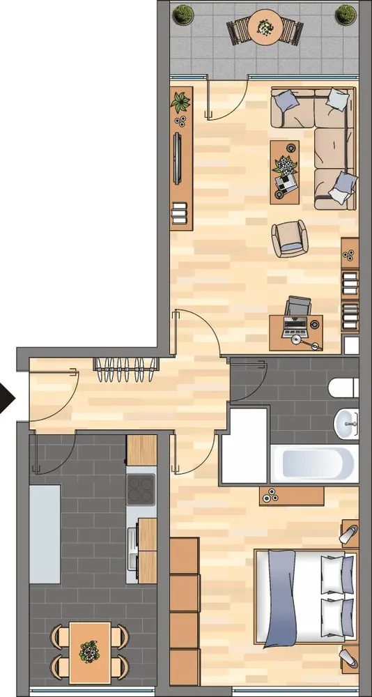2 Zimmer Wohnung mit 61 m² in Dortmund – Bild 6