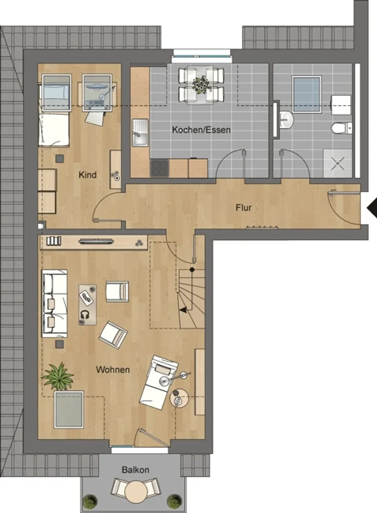 4 Zimmer Wohnung mit 117 m² in Dresden – Bild 3