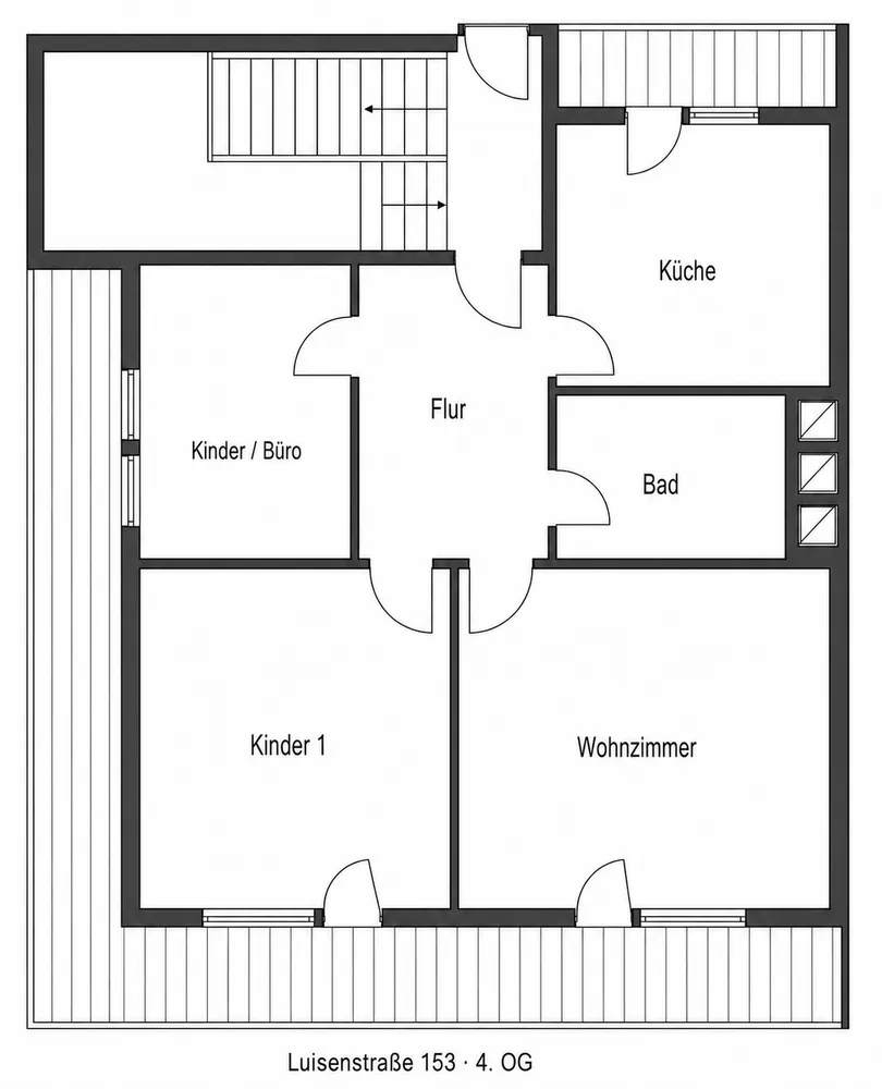 3 Zimmer Wohnung mit 85 m² in Krefeld – Bild 3