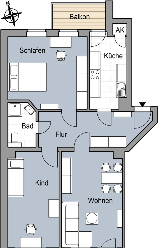 3 room apartment with 78 m² in Leipzig – Photo 10