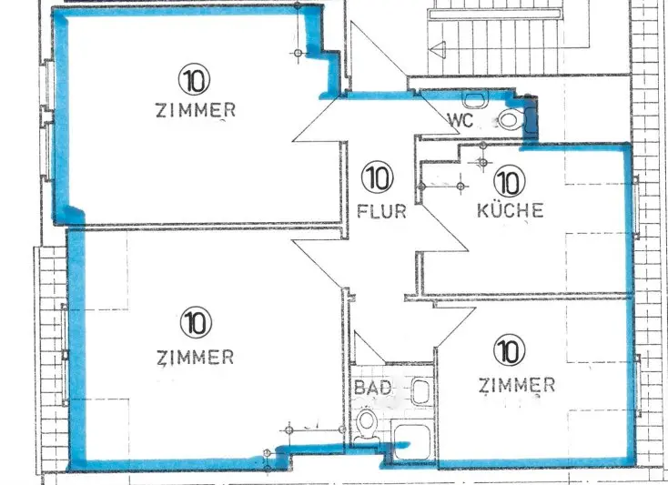 4 Zimmer Wohnung mit 71 m² in Wiesbaden – Bild 10