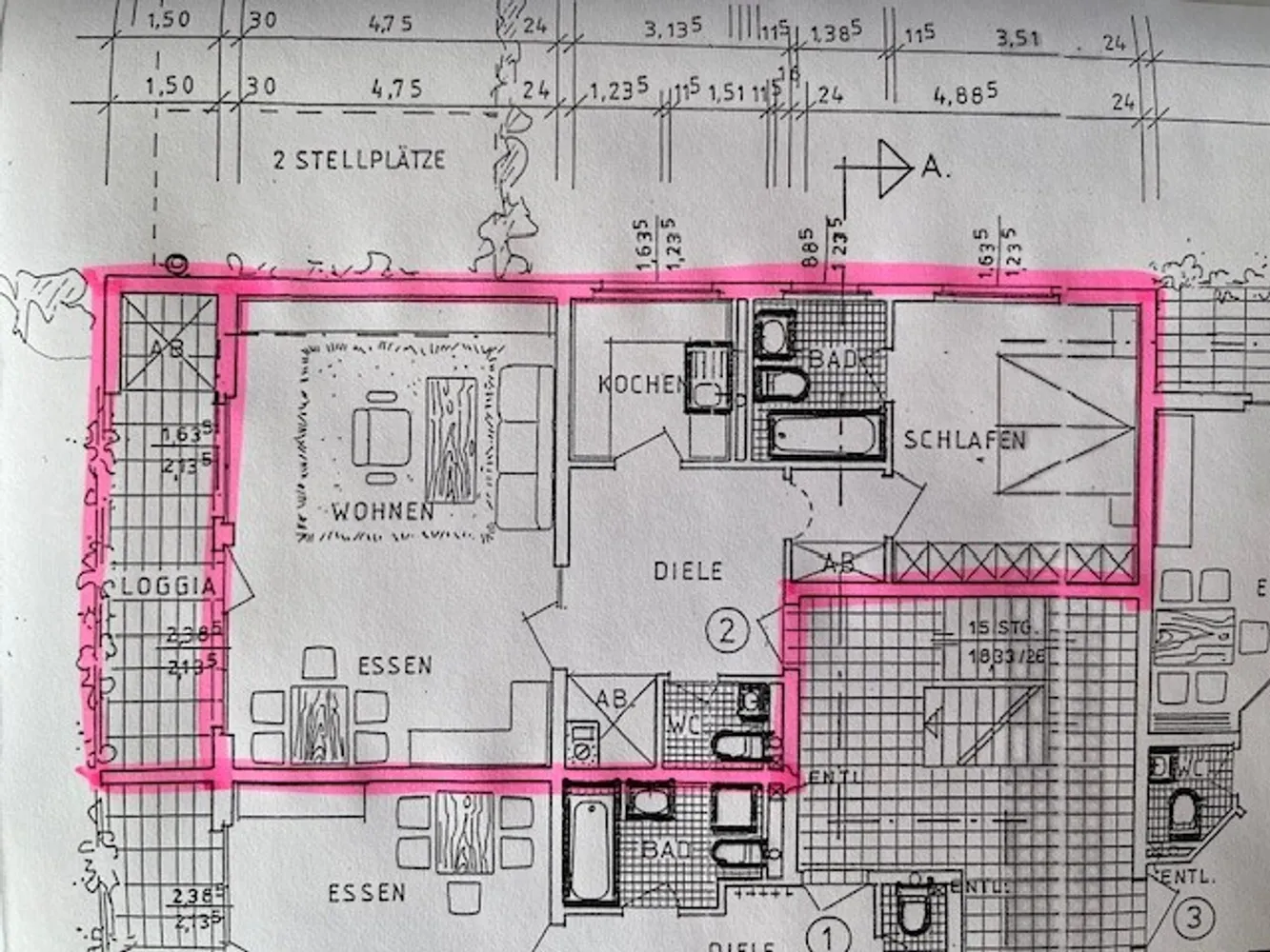 2 Zimmer Wohnung mit 75 m² in Unna – Bild 7
