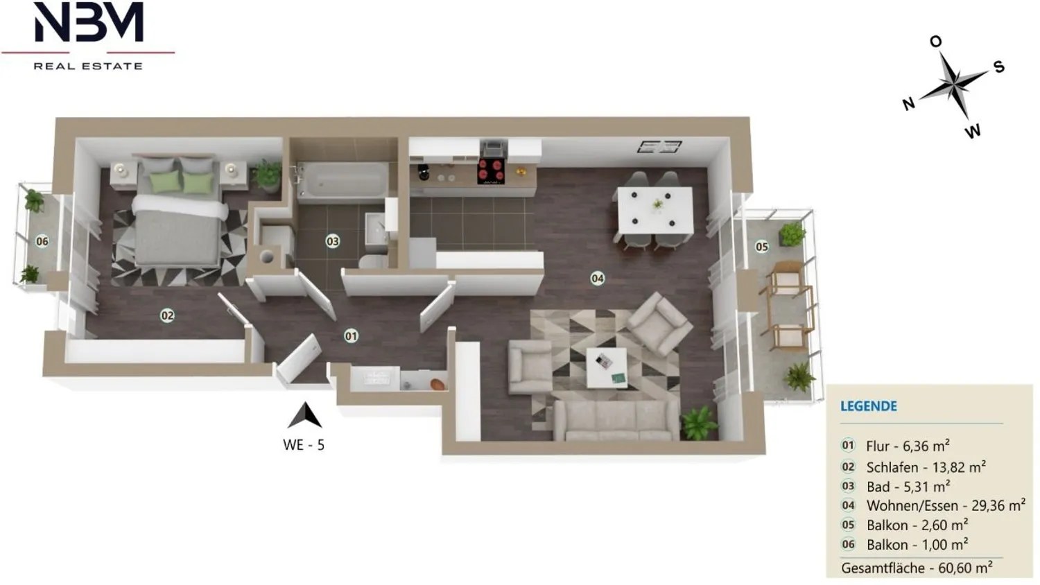 2 Zimmer Wohnung mit 61 m² in Oranienburg – Bild 8