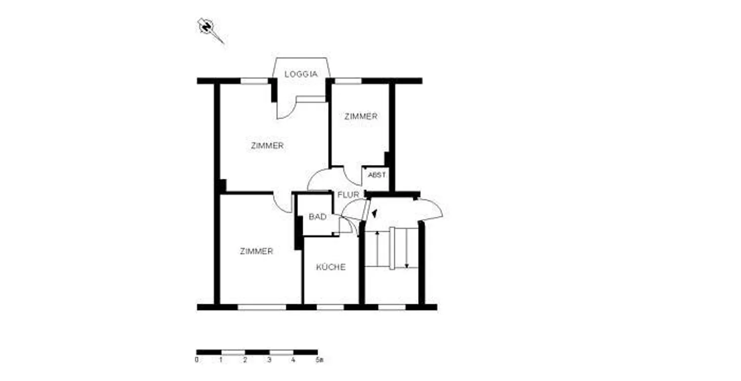 3 Zimmer Wohnung mit 56 m² in Bremen – Bild 2