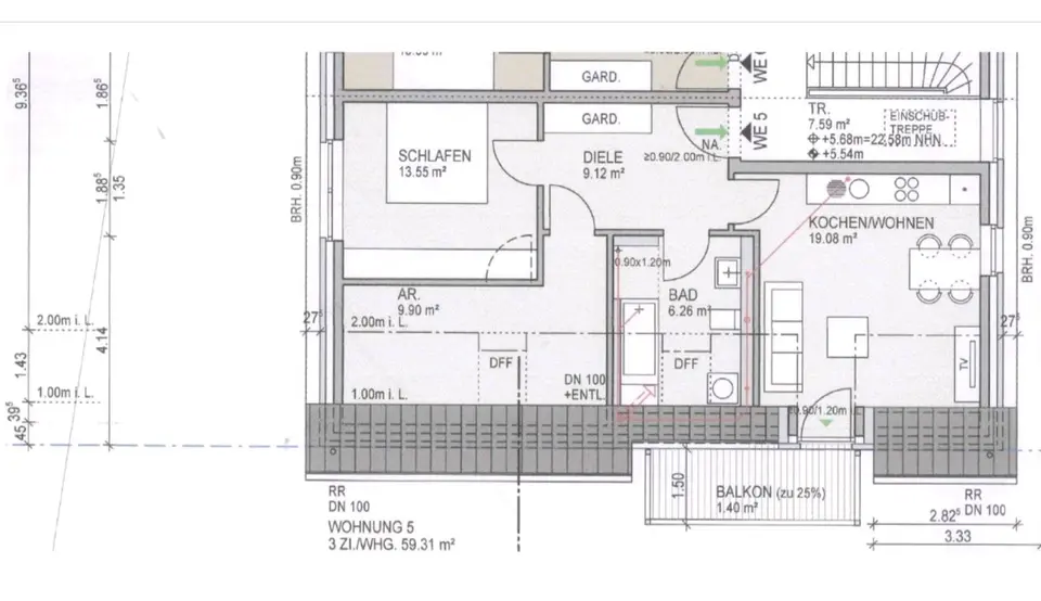 3 Zimmer Wohnung mit 59 m² in Emmerich am Rhein – Bild 7