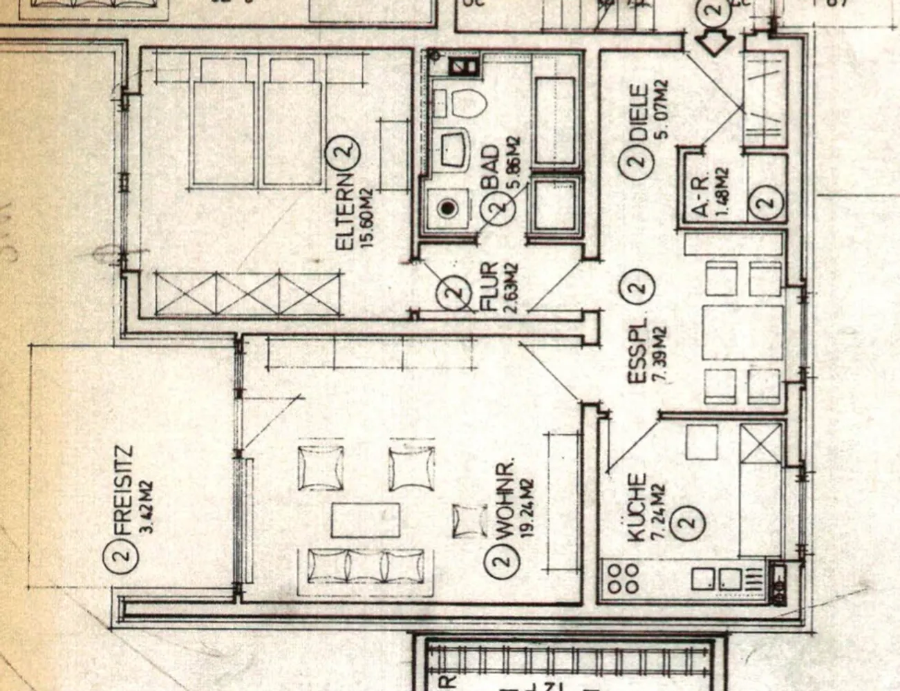 2 Zimmer Wohnung mit 68 m² in Oldenburg – Bild 2