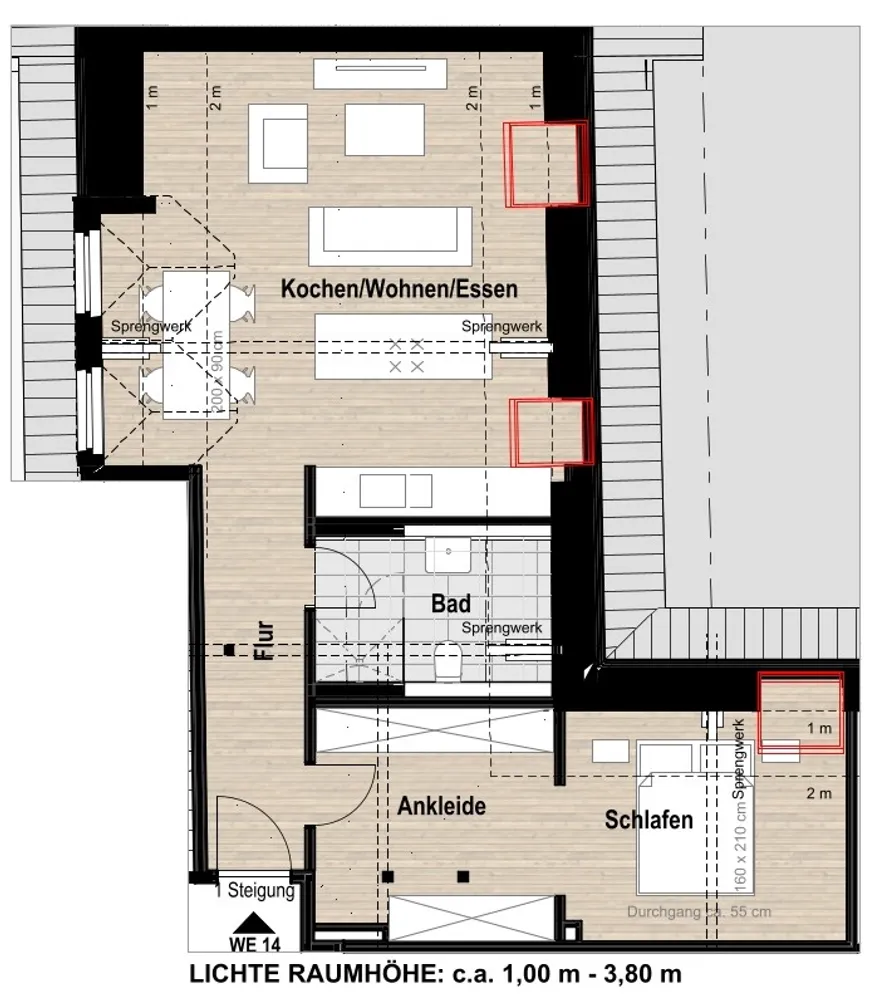 2 Zimmer Wohnung mit 63 m² in Krefeld – Bild 4