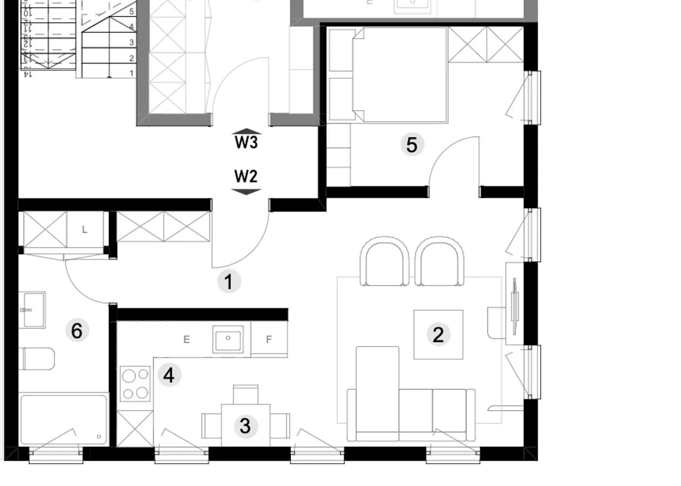 3 Zimmer Wohnung mit 49 m² in Tuttlingen – Bild 4