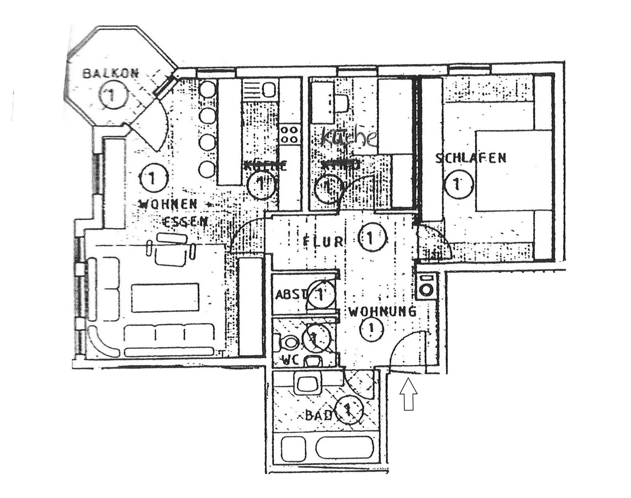 2 room apartment with 79 m² in Aalen – Photo 2