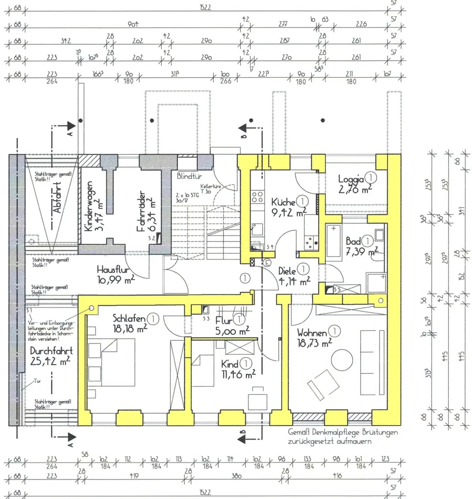 3 Zimmer Wohnung mit 77 m² in Chemnitz – Bild 2